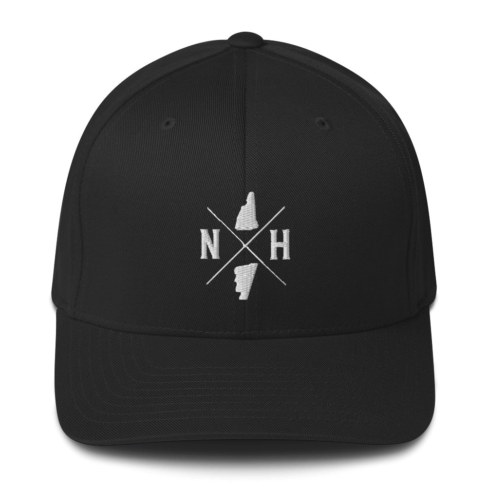 New Hampshire State Seal Flexfit Structured Twill Hat