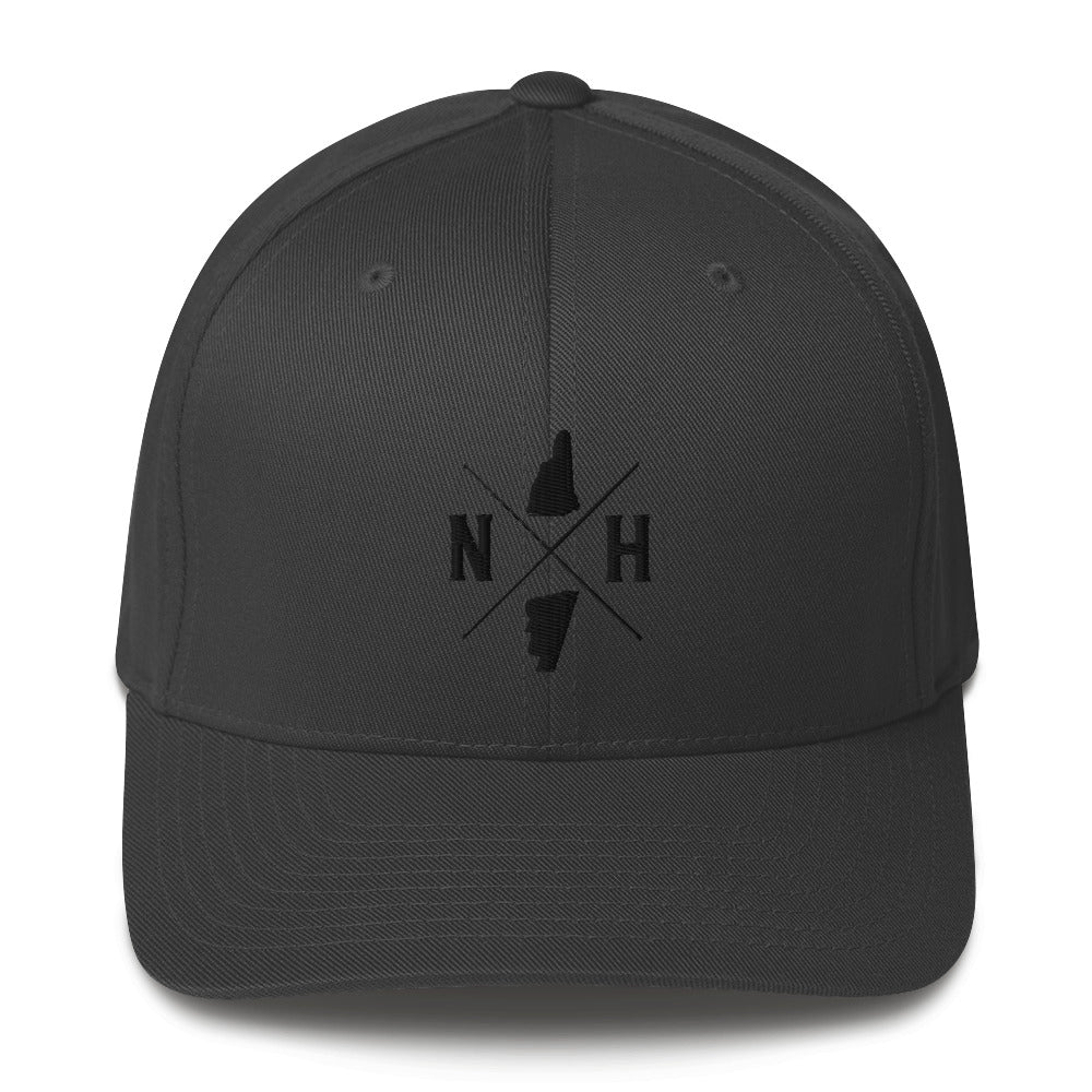 New Hampshire State Seal Flexfit Structured Twill Hat
