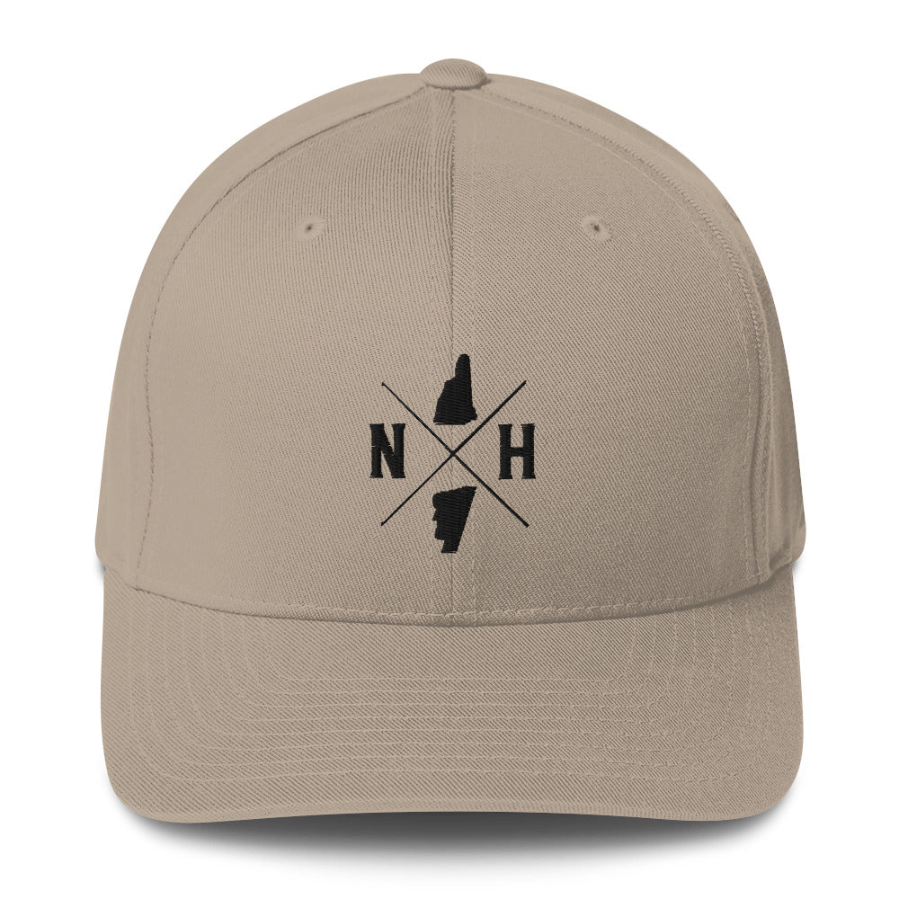 New Hampshire State Seal Flexfit Structured Twill Hat