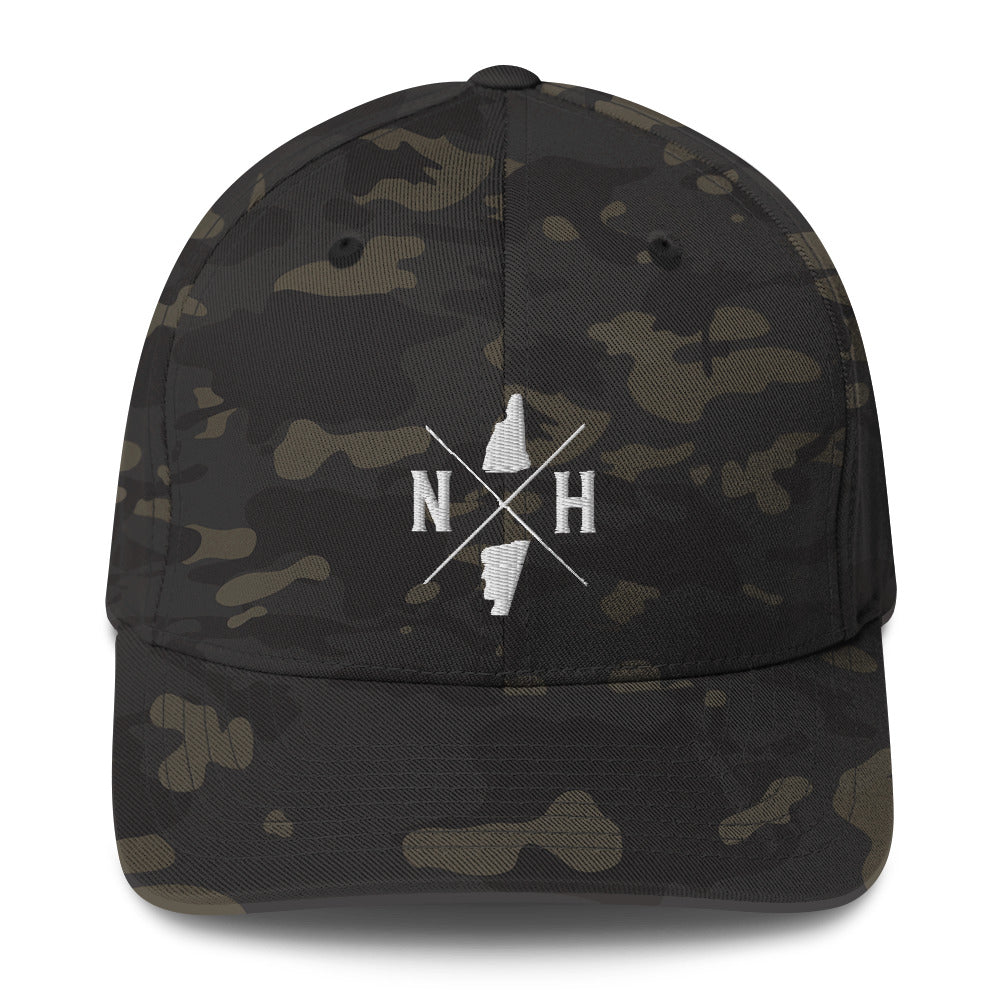 New Hampshire State Seal Flexfit Structured Twill Hat
