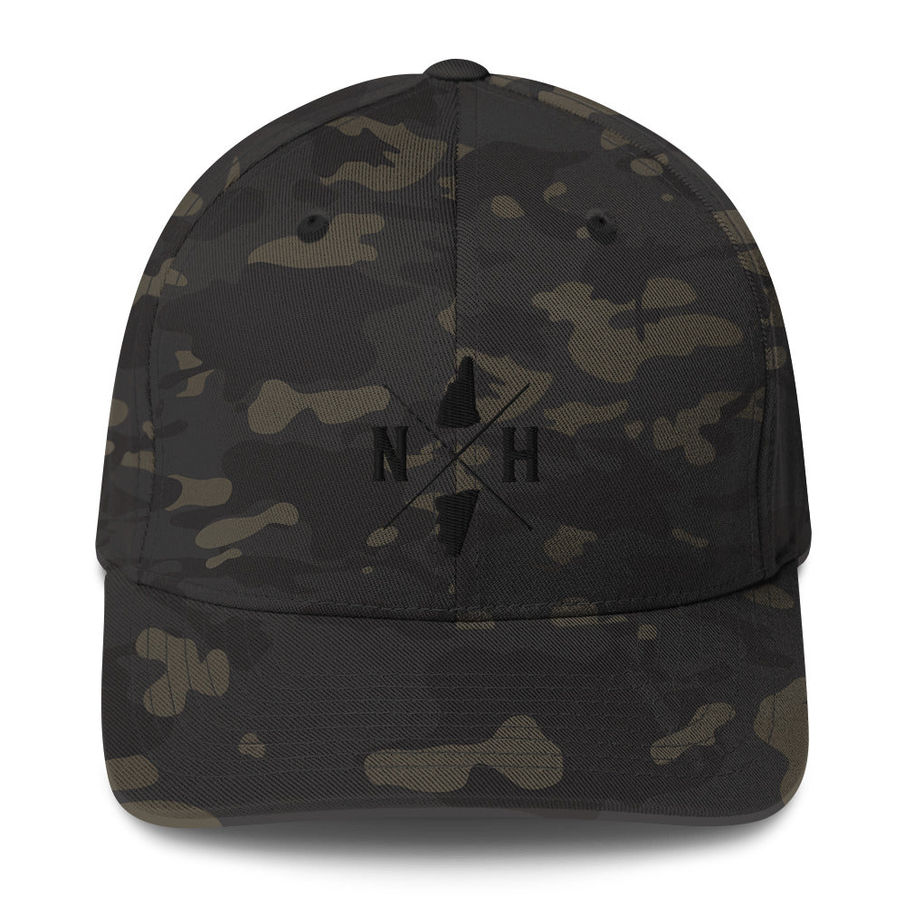 New Hampshire State Seal Flexfit Structured Twill Hat