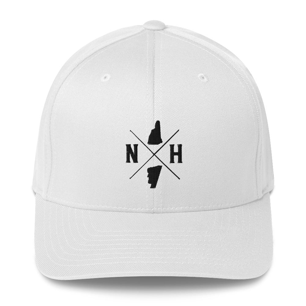New Hampshire State Seal Flexfit Structured Twill Hat