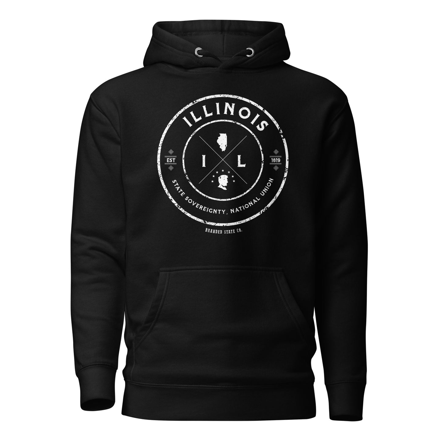 Illinois hoodie with cool design