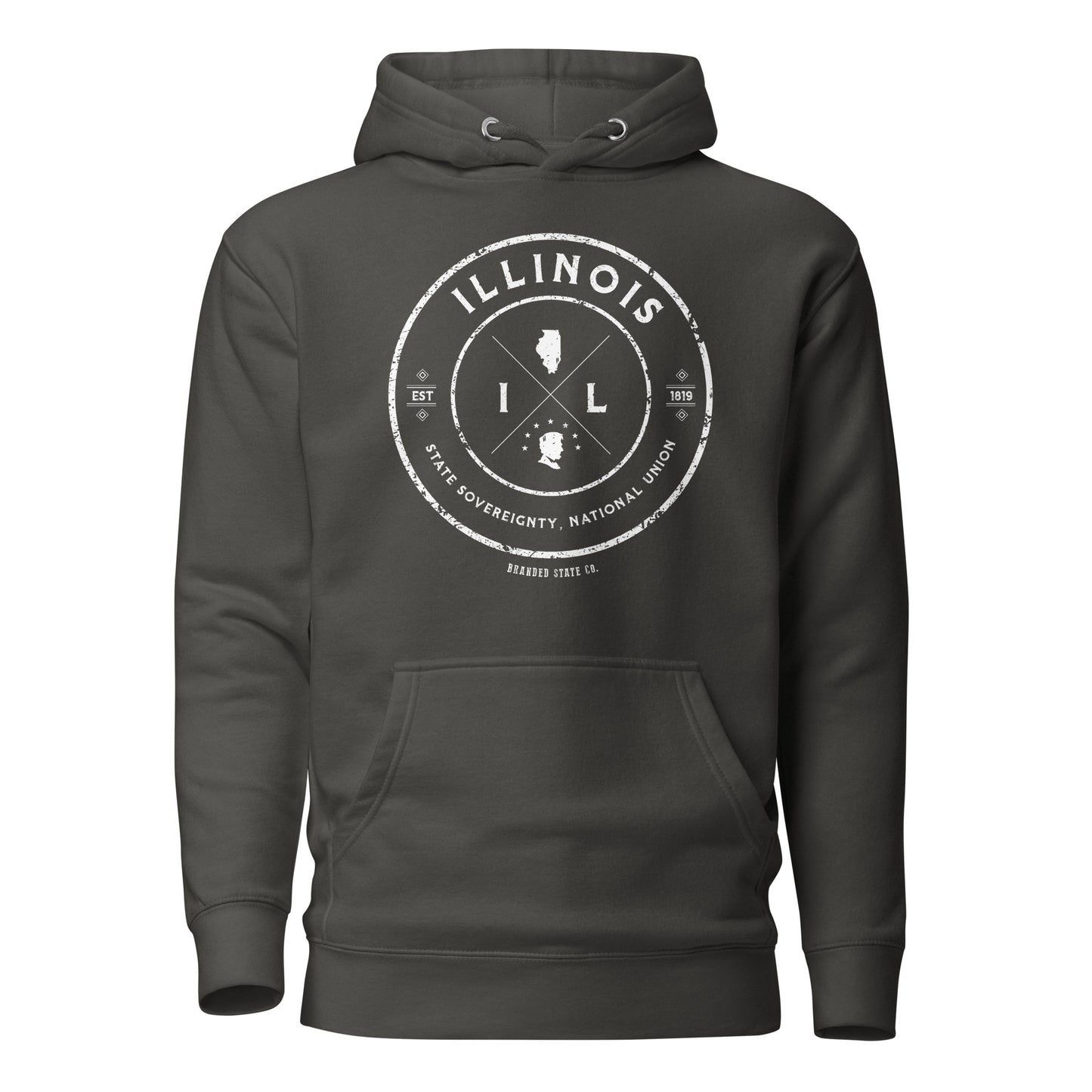 Illinois hoodie with cool design