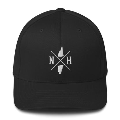 New Hampshire State Seal Flexfit Structured Twill Hat