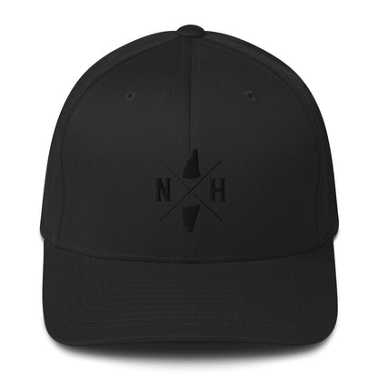 New Hampshire State Seal Flexfit Structured Twill Hat