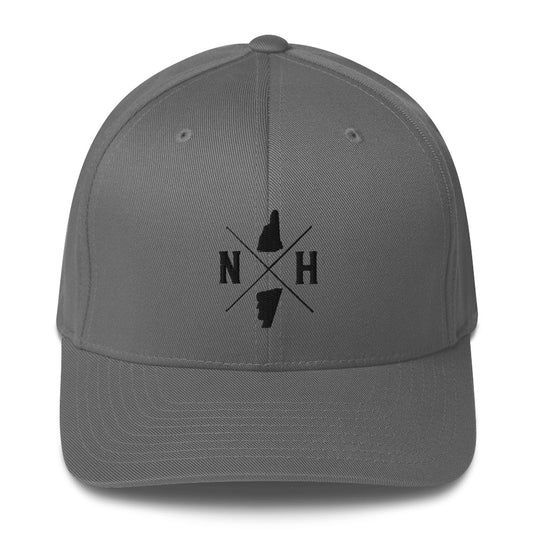 New Hampshire State Seal Flexfit Structured Twill Hat
