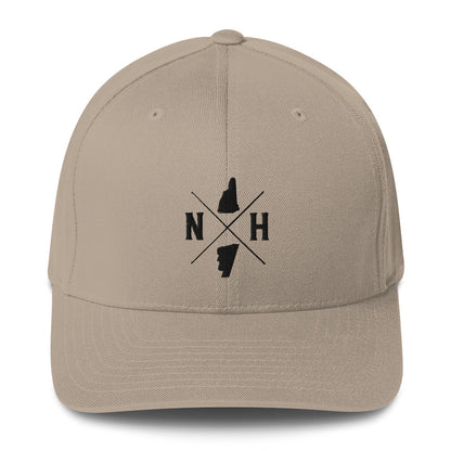 New Hampshire State Seal Flexfit Structured Twill Hat