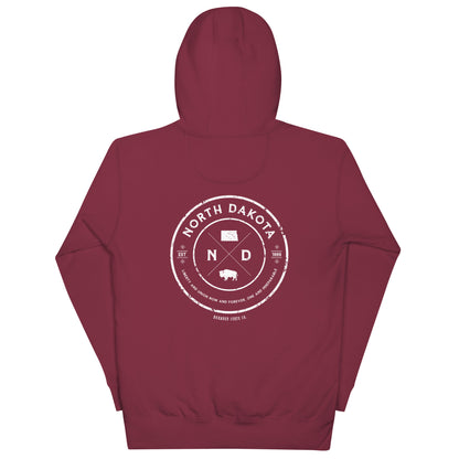North Dakota hoodie with a cool design