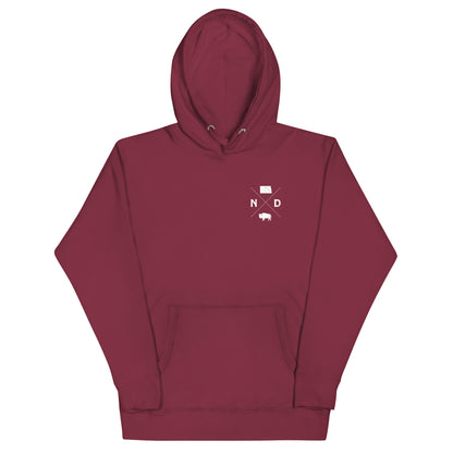 North Dakota hoodie with a cool design