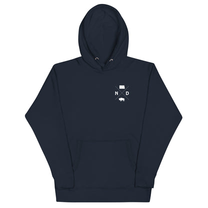 North Dakota hoodie with a cool design