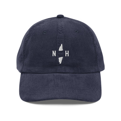 New Hampshire State Seal Vintage Corduroy Hat